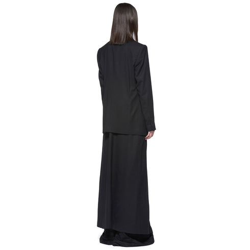 JULIUS 917JAM1-S Black / Layered Tailored Jacket